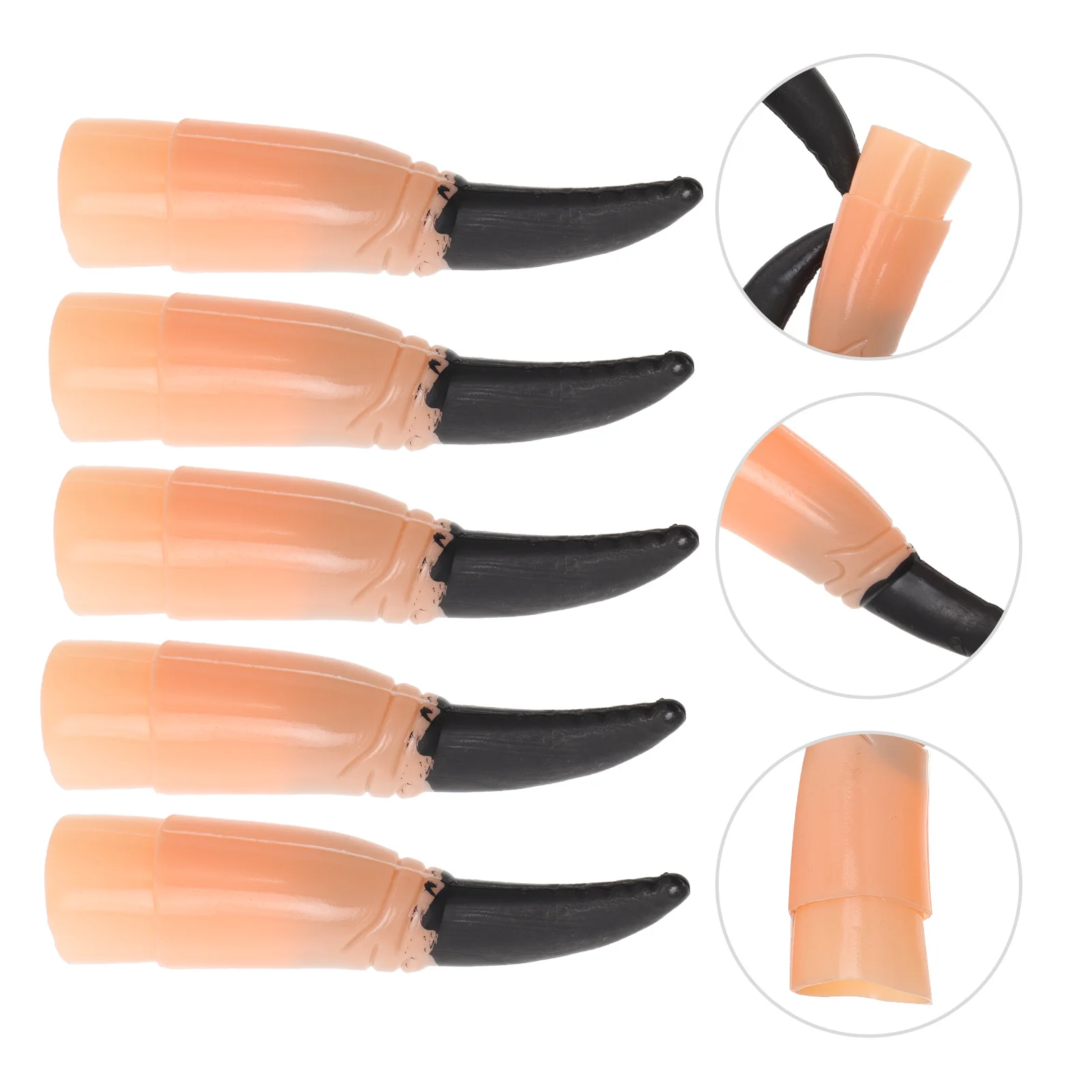 

10 Pcs Zombie Nails Halloween Accessory Costumes Fake Fingers Cosplay Claws Accessories Clothing Demons