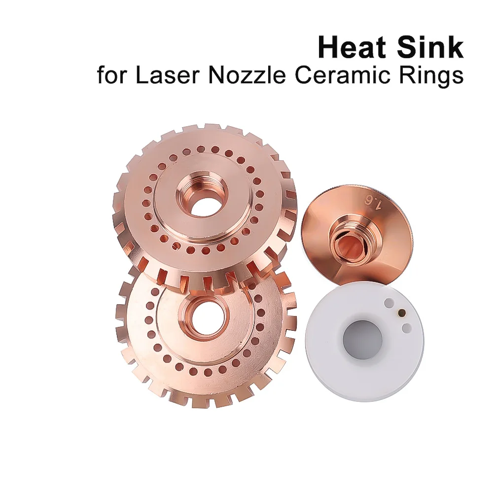 Laserdüsen-Kühlkörper Kühlring Kühlvorrichtung D44.5 H10.5 M11 für Precitec Penta HAN’S Laserschneidkopfmaschine – Detail 3