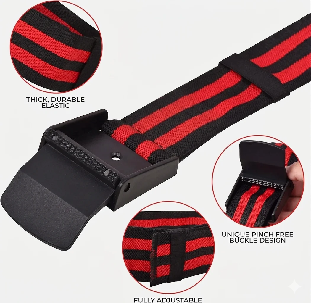 BFR-Bands Blood Flow Restriction Heavy Resistance Polyester Fabric Comfortable Gym Arm Biceps Occlusion Training