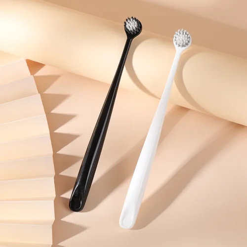 성인용 부드러운 강모 칫솔, 초미세 부드러운 라운드 헤드, 커플 칫솔, 구강 치아 청소 도구, 나선형 칫솔, 가정 여행 