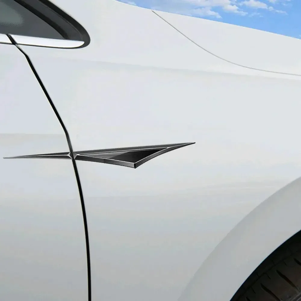 Car Side Fender Sticker Car Body Blade Decal Side Body Stripe Decal Chrome Finish For SUV Sedan Hatchback Wagon MPV Pickup