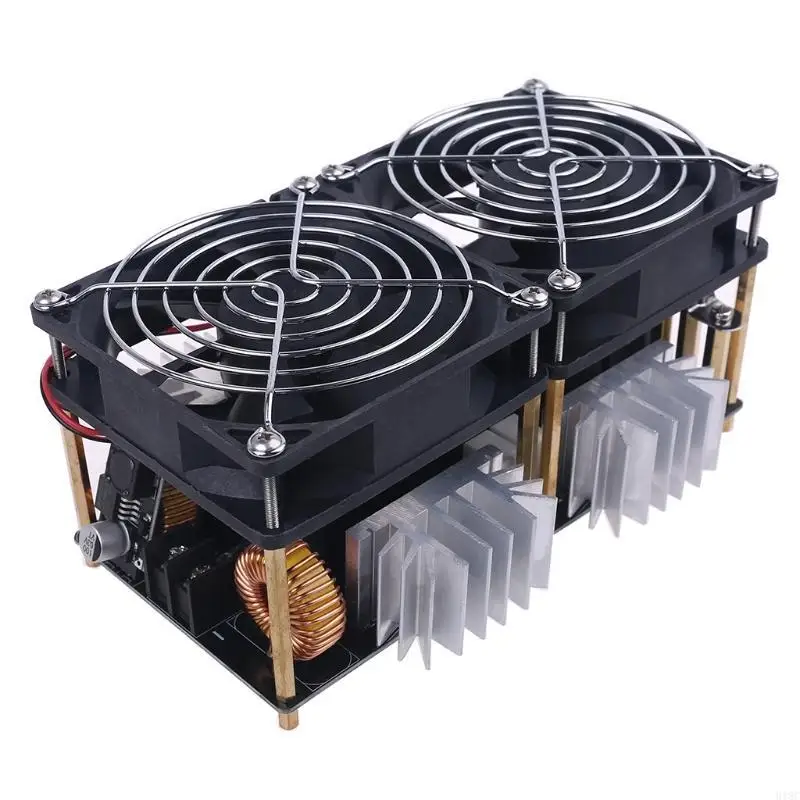2000W 50A ZVS Inductie Verwarmingsbord Verwarming Module Flyback Driver Dissipation Coil Dual Fan met koperen buis
