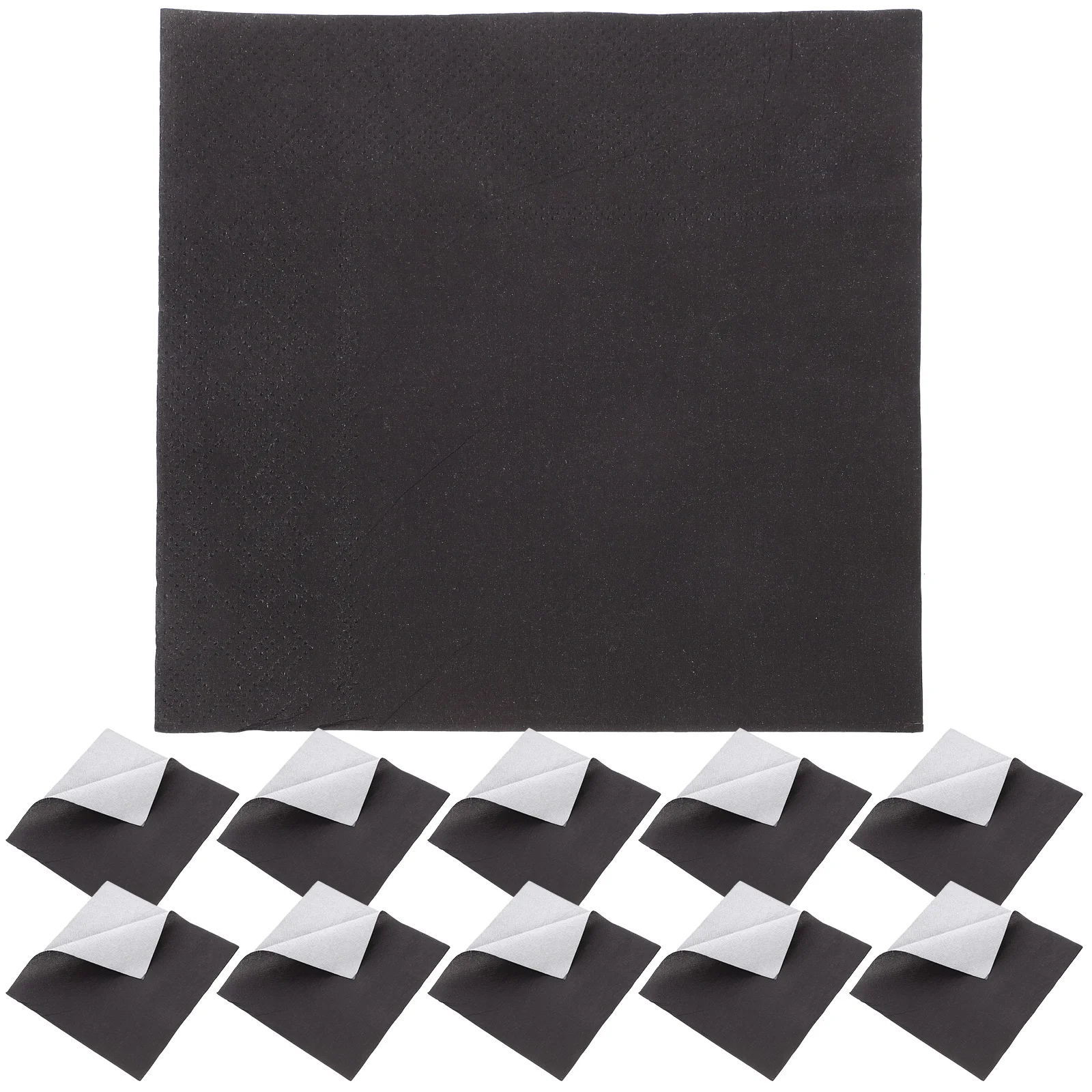 

20 Sheets Lunch Napkin Black Cocktail Napkins Party Paper Thanksgiving Dessert Engagement Cocktails