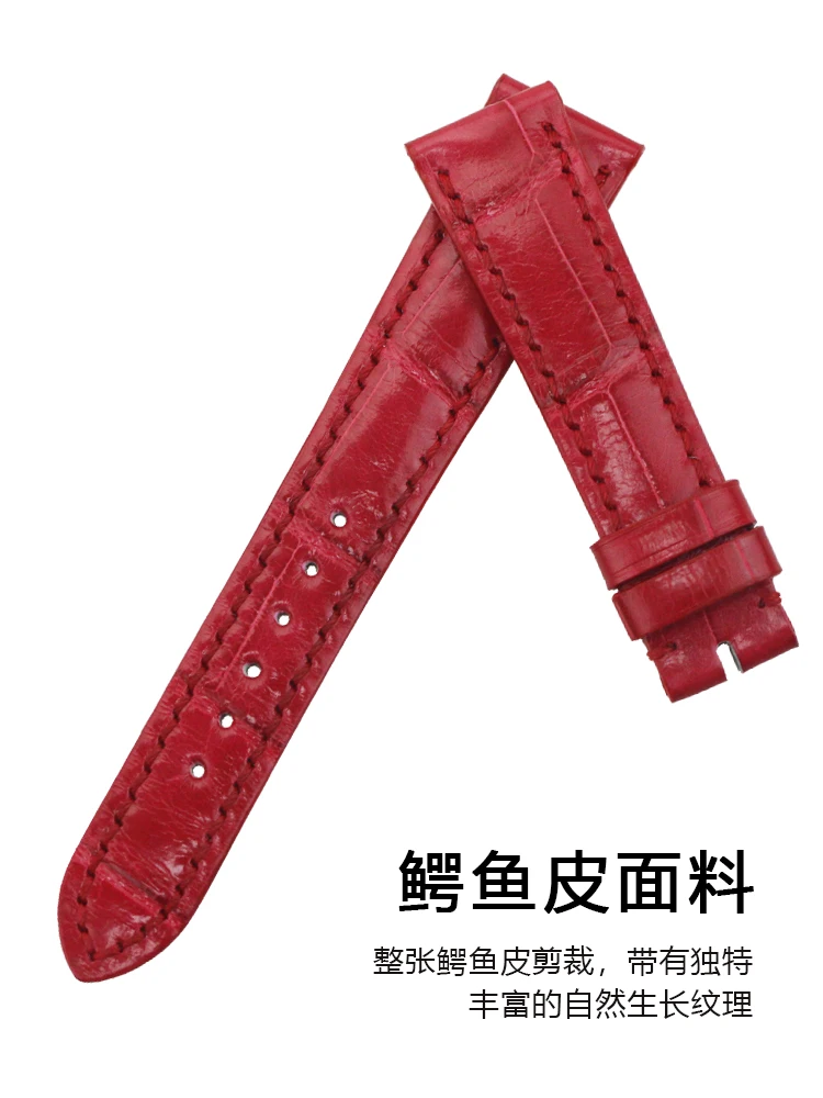 For Philippe classical watch series7120RSeries Genuine Leather Watch band American crocodile leather watch strap