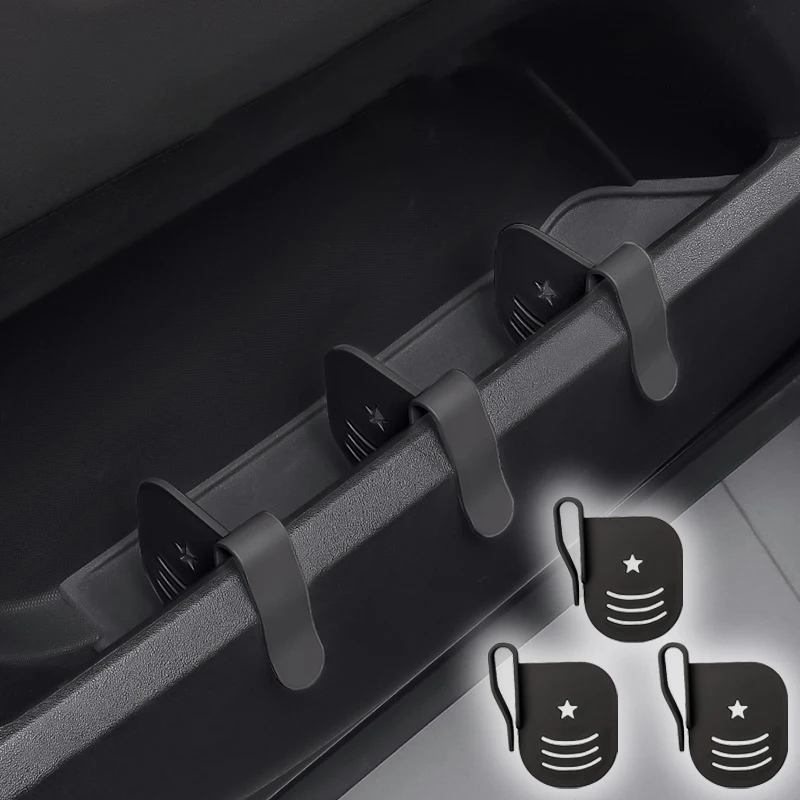 3pcs Car Storage Box Partition Adjustable Car Door Storage Slot Divider Compartment Car Organizer Partition Accessories
