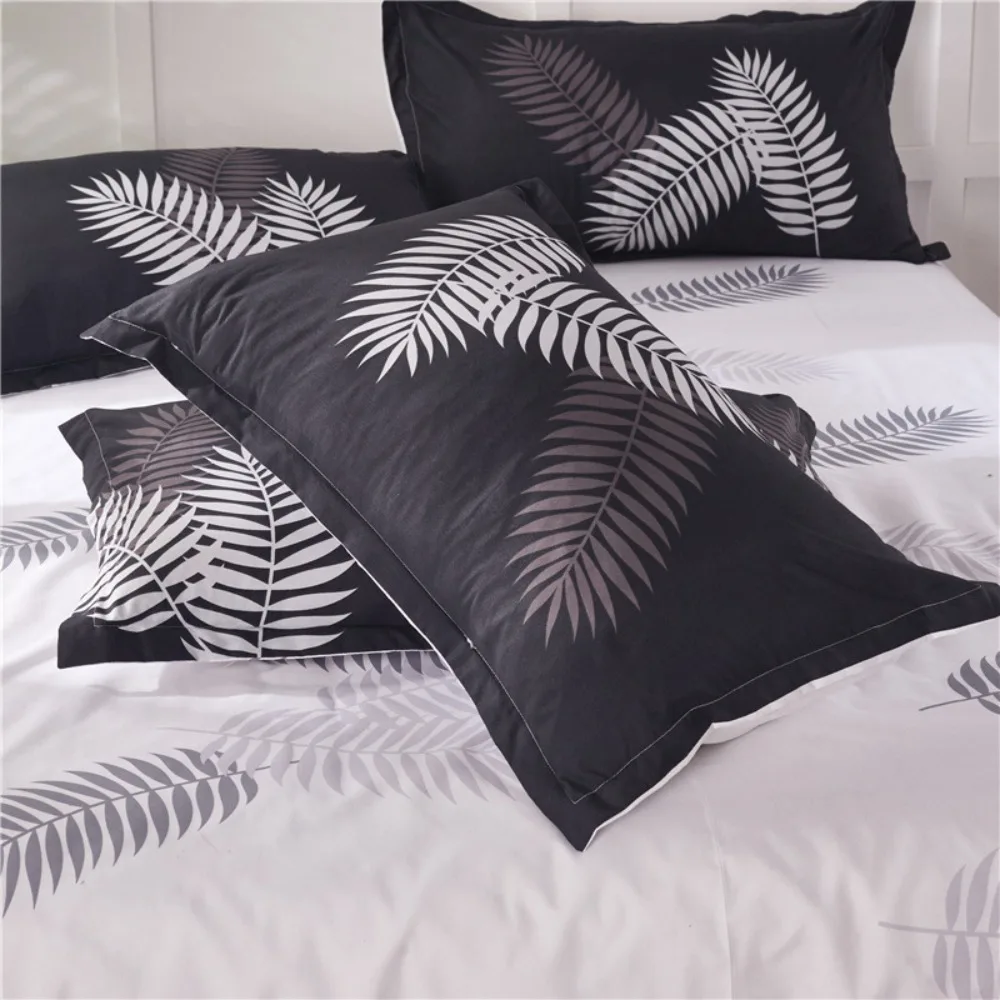 American Country Style Cotton Pillowcase 2PCS 48*74CM Geometric Print Pillow Covers Envelope Pillow Cases for Home Bedroom