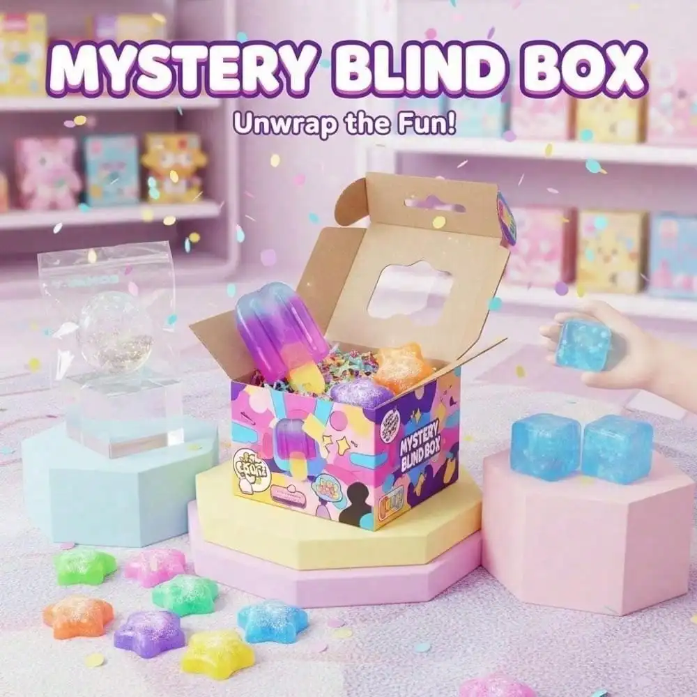 

Blind Box Squishy Toy Set, Mystery Box 3 Independent Draws Per Order, Star Osmanthus Osmanthus Cat Paw Random Surprise Pack For Stress Relief