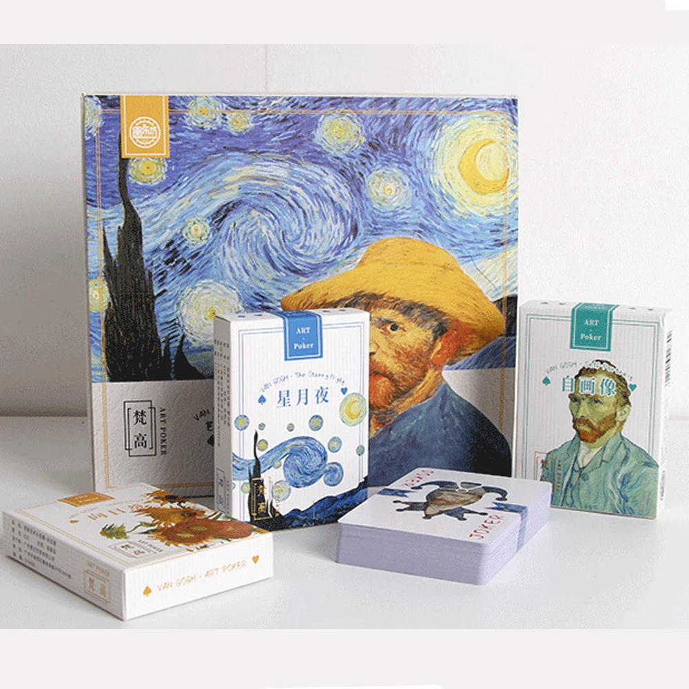 

VAN GOGH Art Poker Cards Set Card Games for Family Game Night Party Family Entertainment Board Games