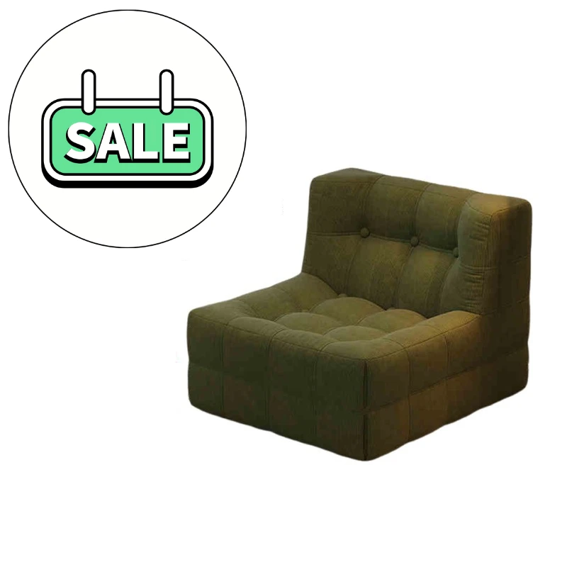 أريكة مضغوطة كاتربيلر أريكة استرخاء كتلة الرجعية الشمال مصمم غير رسمي غرفة المعيشة غرفة نوم أريكة واحدة مربع 2025