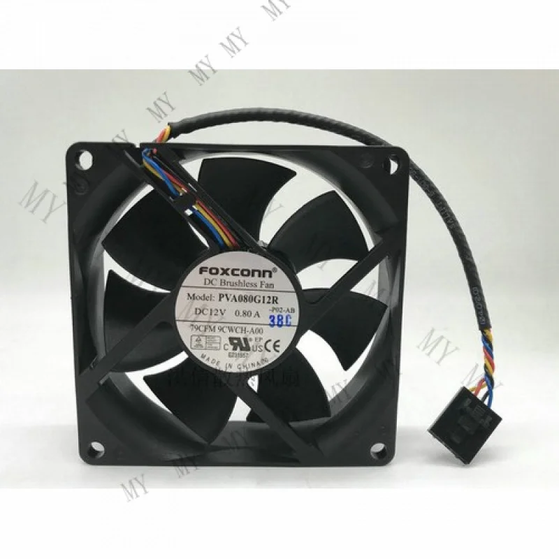 

TT for FOXCONN 8025 PVA080G12R 12V 0.80A 79CFM 9CWCH-A00 Server Cooling Fan
