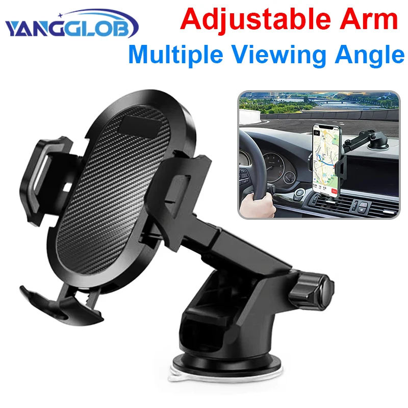 

Автомобильное крепление для телефона с длинной рукой на присоске, автомобильный держатель для телефона, подставка для мобильного телефона, поддержка мобильного телефона для iPhone Xiaomi Redmi Samsung Huawei