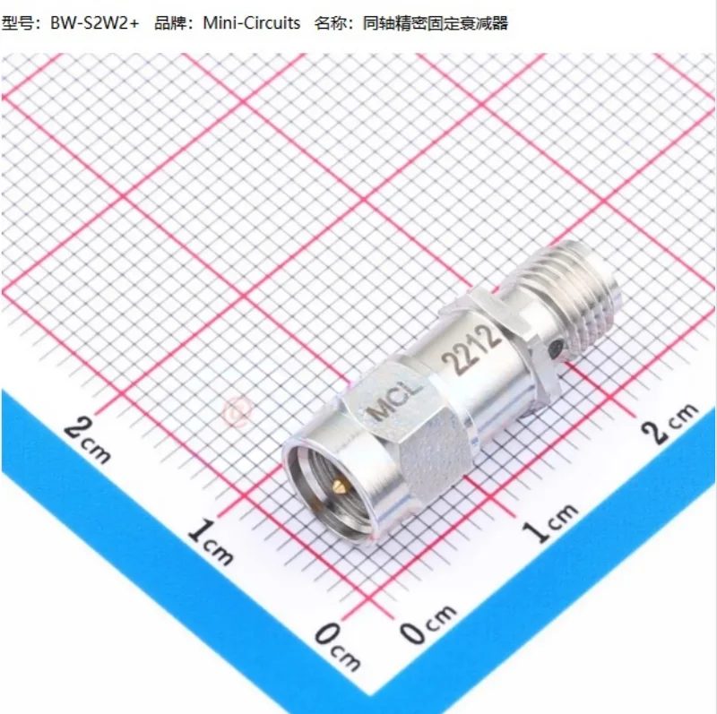 

BW-S2W2+ Frequency range 0Hz~18GHz Power 2W Impedance 50Ω Attenuation value 2dB
