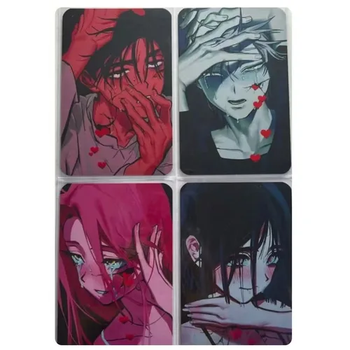 Imagen 2 del producto Tarjeta fotográfica de Anime Alien Stage hasta Mizi, tarjeta pequeña de 3 pulgadas, papelería para niños, colección de mensajes para estudiantes, regalo impermeable Diy cos