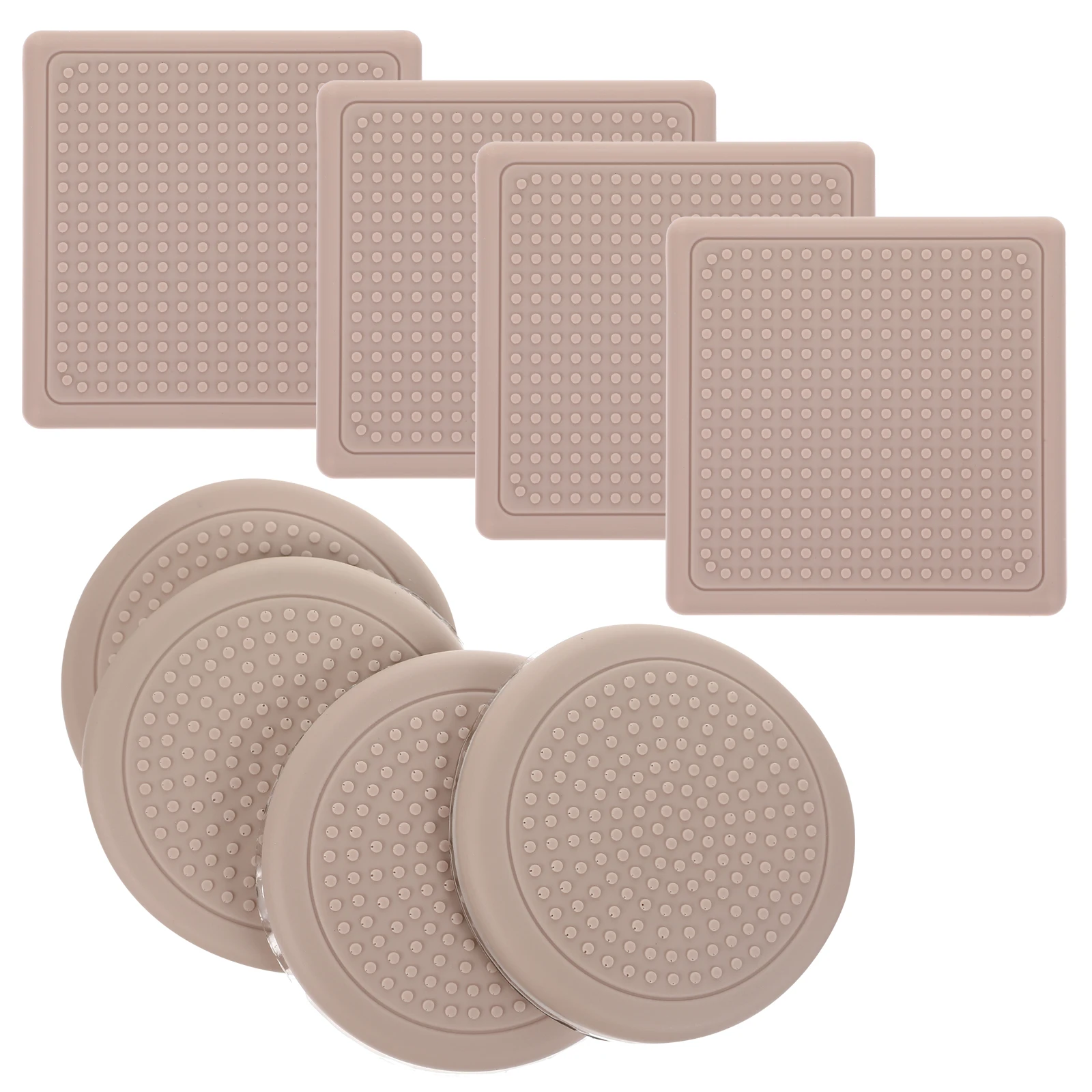 

8pcs Chair Feet Covers Furniture Leg Protectors Soft Silicone Floor Mats Non Pads for Table Chairs Home Office Restaurant