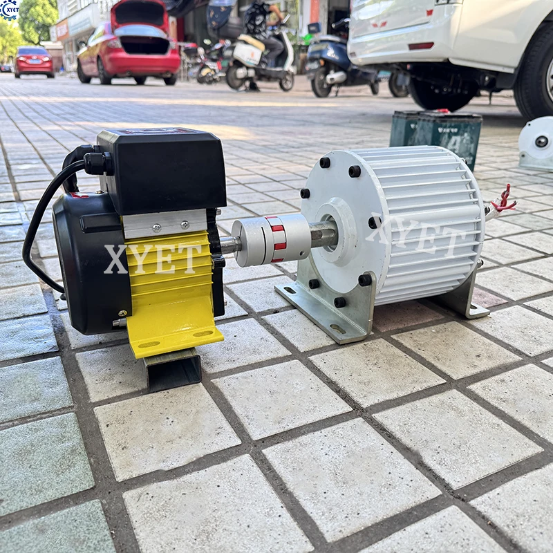 10000 واط 20000 واط 30KW مولد المغناطيس الدائم 110 فولت 220 فولت 380 فولت مجموعة مولدات الطاقة الحرة مع محرك تيار مستمر مجهزة بجهاز التحكم عن بعد #5