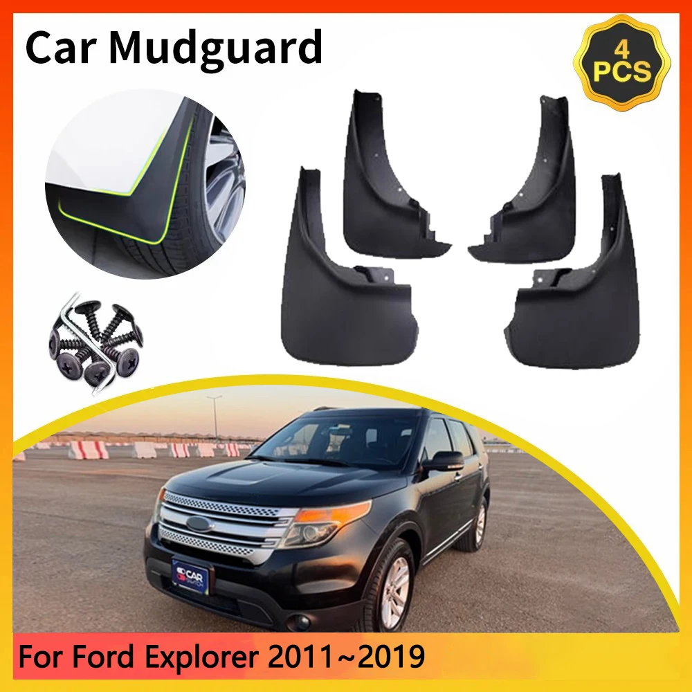 

For Ford Explorer 2011~2019 U502 MK5 Car Mudguards Mudflap Mudguard Splash Guards Mud Flaps Fender Auto Accessories Parts Soil