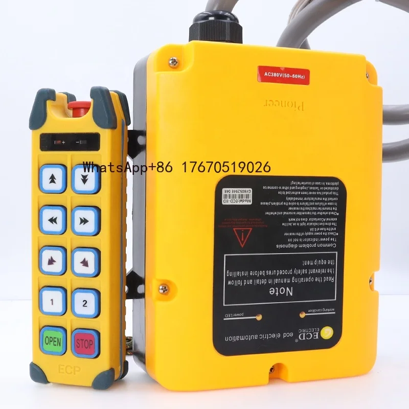 

Hot Selling Overhead Crane Electric Hoist Lift Handle Winches Wireless Radio Industrial Remote Control