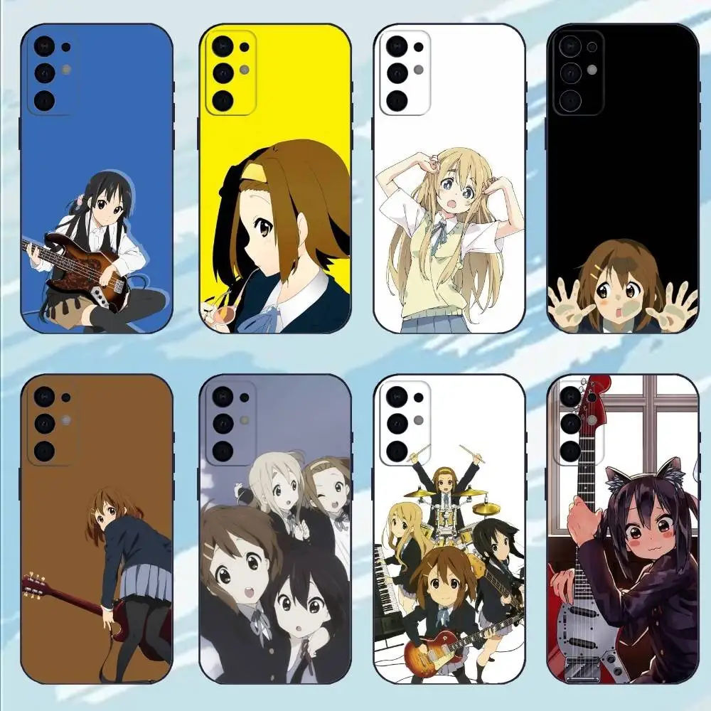 

K-K-ON! Anime Phone Case For Samsung S25,S24,S23,S22,S21,S20,Plus,lite Soft Black Shell