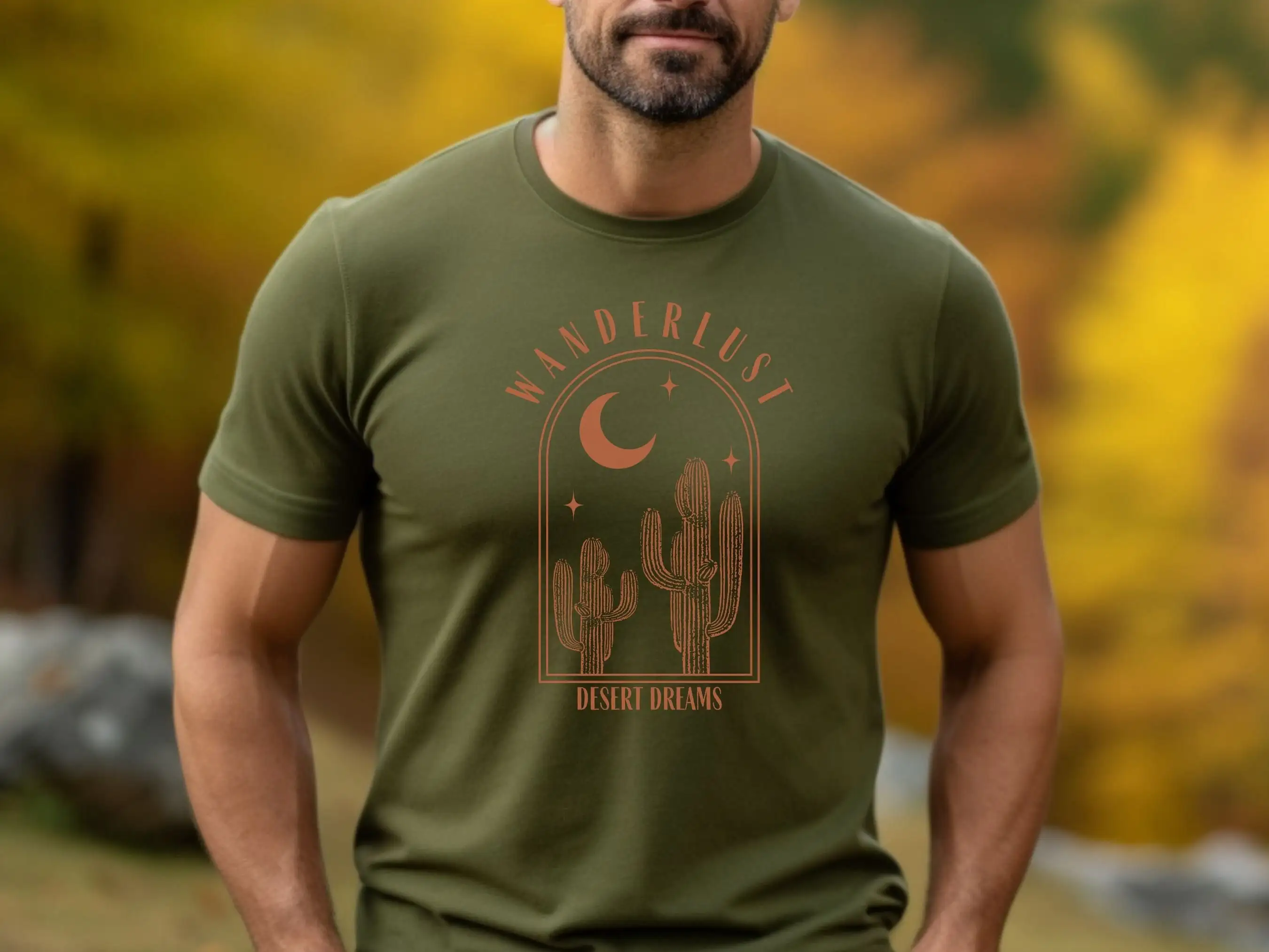 Wanderlust T Shirt Travel Desert Dreams Road Trip