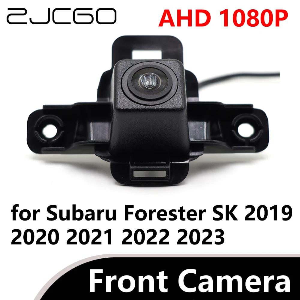 ZJCGO AHD 1080P CVBS 480P 170° Car Parking LOGO Front View Camera waterproof for Subaru Forester SK 2019 2020 2021 2022 2023