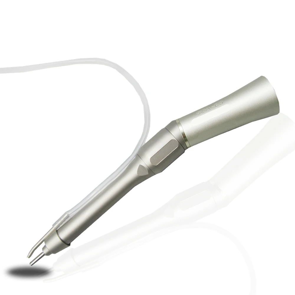 High Quality 20 Degree 1:1 Ratio Dent al Micro Surgery Handpiece with Contra Angle Electric Power Source Made of Steel Metal