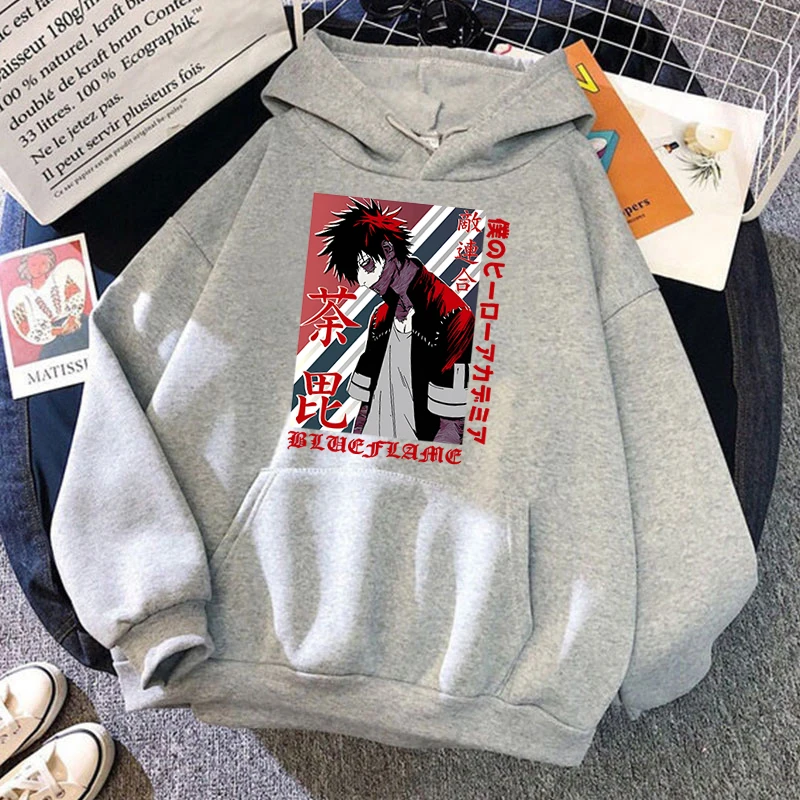 New Autumn And Winter Hoodies Anime Dabi Printed Hoodie Street Outdoor Hooded Hip Hop Sweatshirt For Women Men