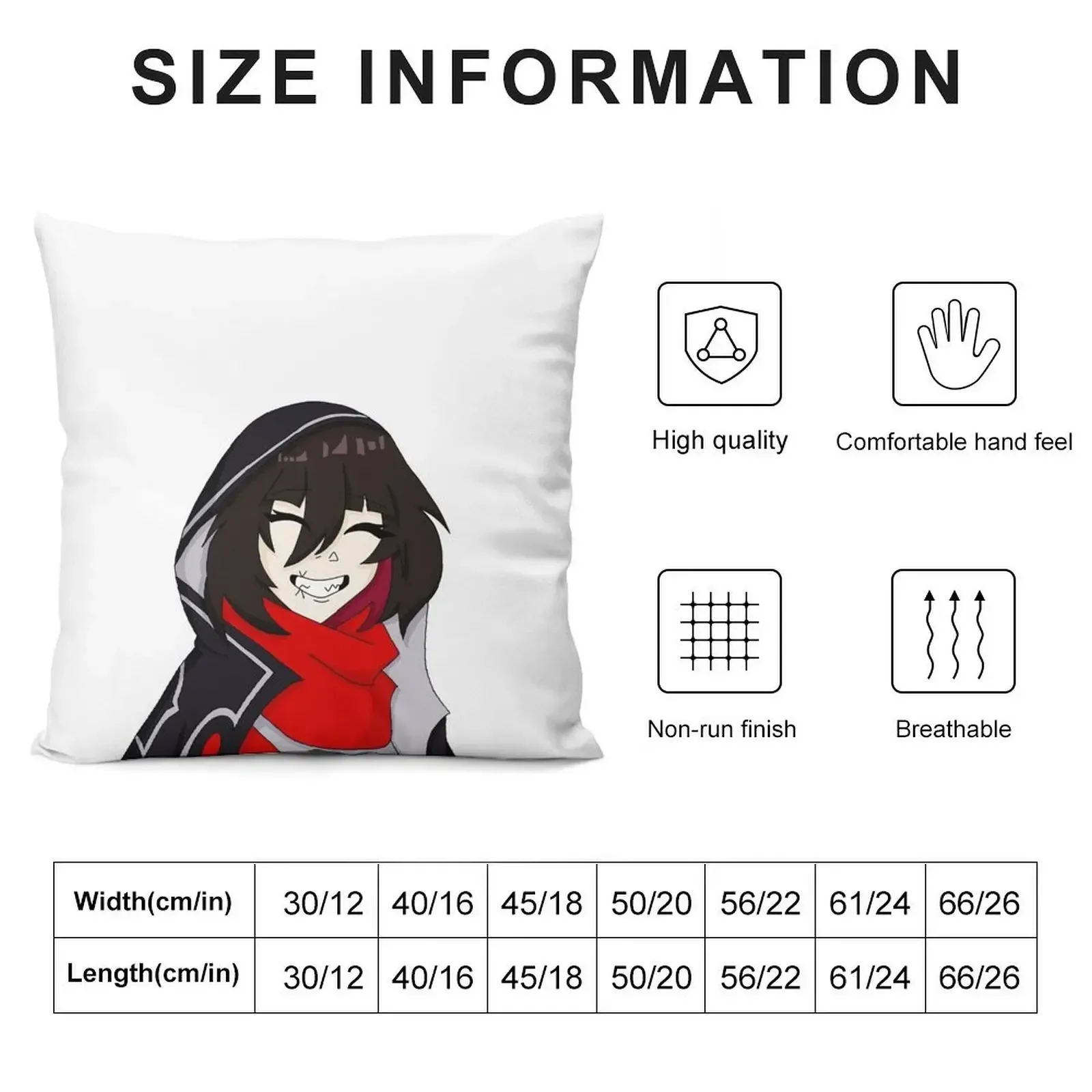 Scarlet I'm the Grim Reaper Throw Pillow Cushions For Decorative Sofa Christmas Covers pillow