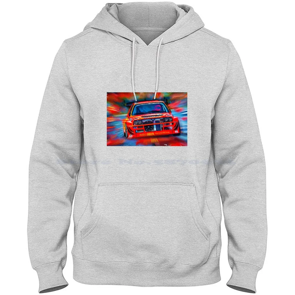 Lancia Lovers 100% Cotton Hoodie Lancia Delta Classic Car Retro Racing Autodelta Lancia Rally