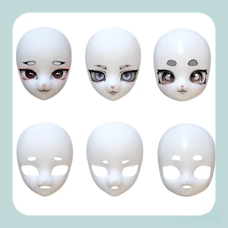 Kig Mask Skull Fursuit Head Base Eyes Eyeball DIY Furry Cosplay Accessories Doll Kigurumi Costume Cute Props Women Men Roleplay