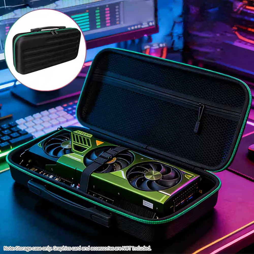 Hard EVA Storage Bag for ASUS RTX4090 /RTX3090 /RTX5090 /RTX4060 /RTX4080Ti /RTX4090Ti Computer Graphics Card Box GPU Carry Case