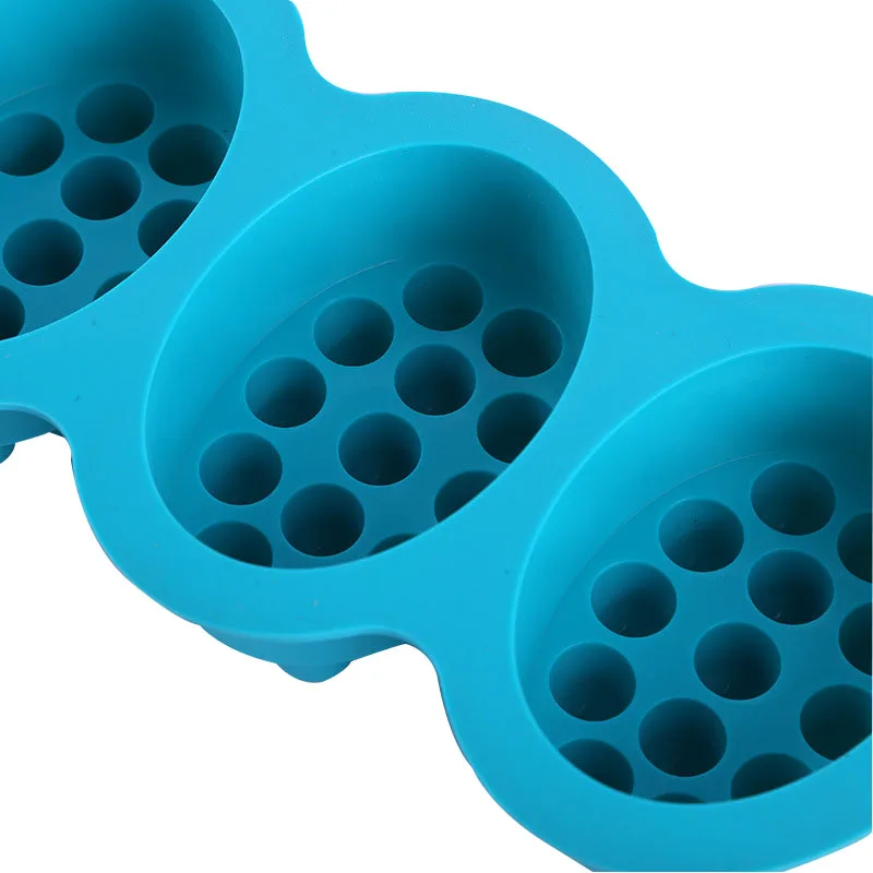 Silicone Massage Mold for Soap Making, Ellipse Shape, Resin Mold, 4 Cavities, PR378 image 6