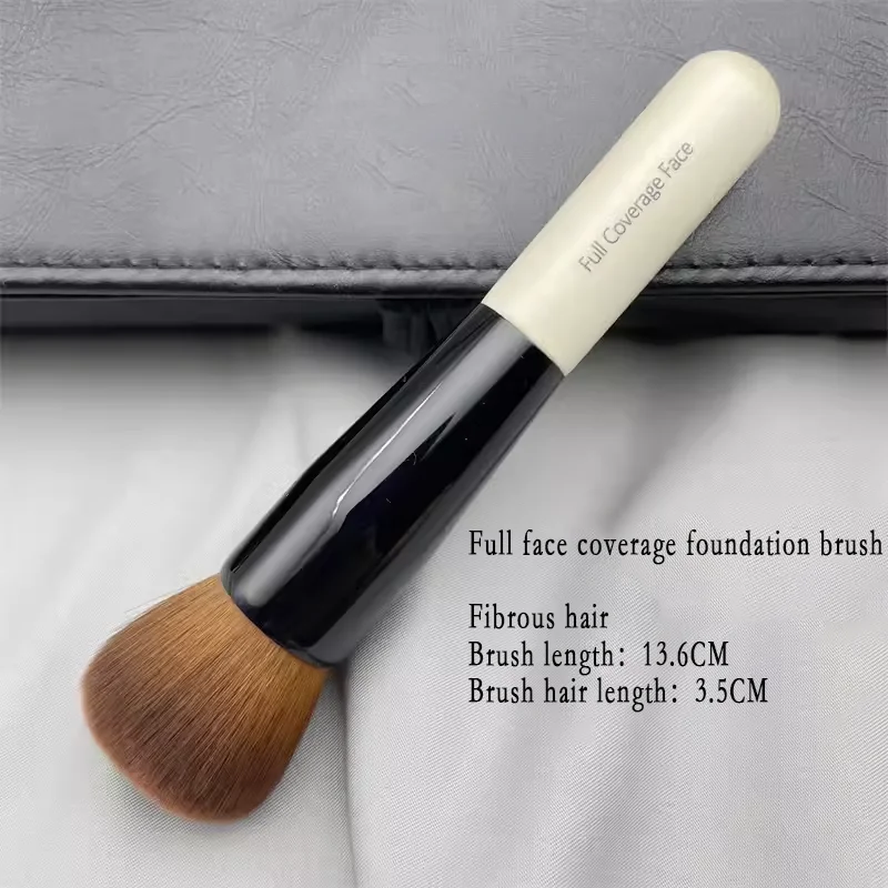 Powder Makeup Brush Wood Handle Dense Soft Round Bristle Full Coverage Face Powder Brushes Blush Contour Brush Make up Tool