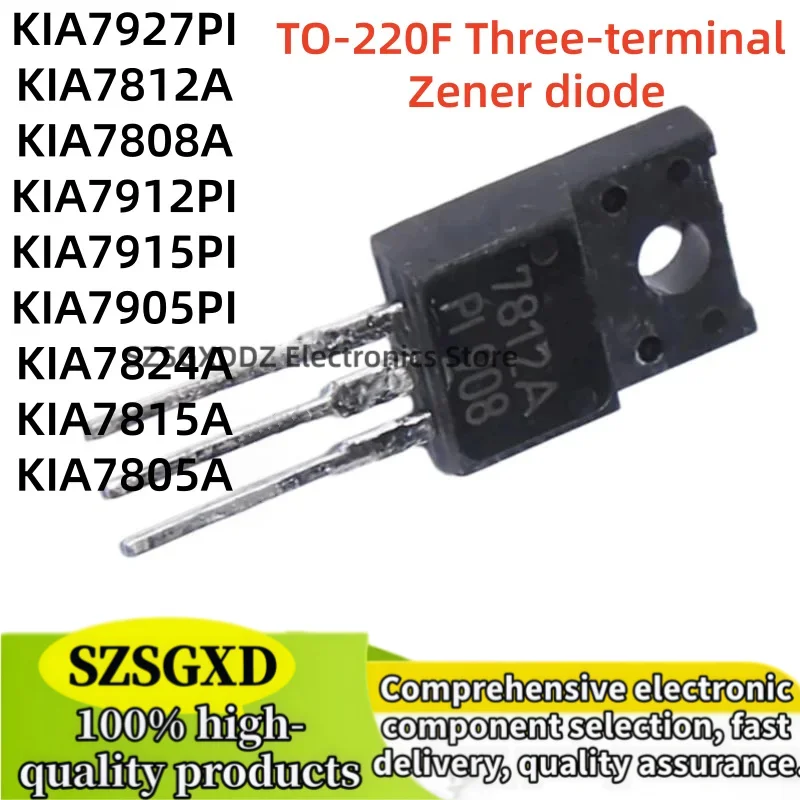 10-20Uds 100% new quality KIA7912PI KIA7915PI KIA7927PI KIA7805A KIA7808A KIA7812A KIA7815A KIA7824A KIA7905PI TO220F In Stock