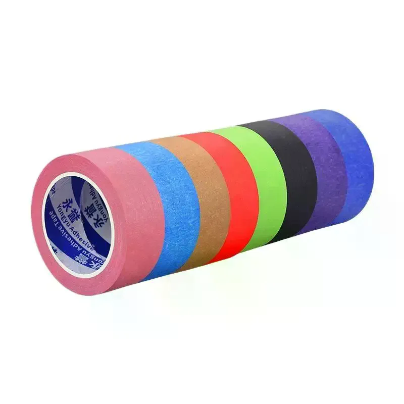 10M Color Masking Tape Black Decoration Masking Spray Paint Traceless Student Office Art Painting Sticker