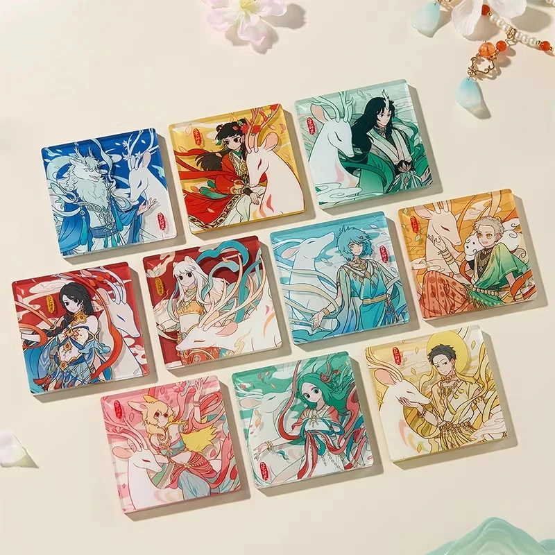 

Магнит-подвеска FENZ FeirenZai X11 Dunhuang Academy, коллекционная серия «Девять цветов оленя», акриловый стенд-бейдж, декор для фанатов