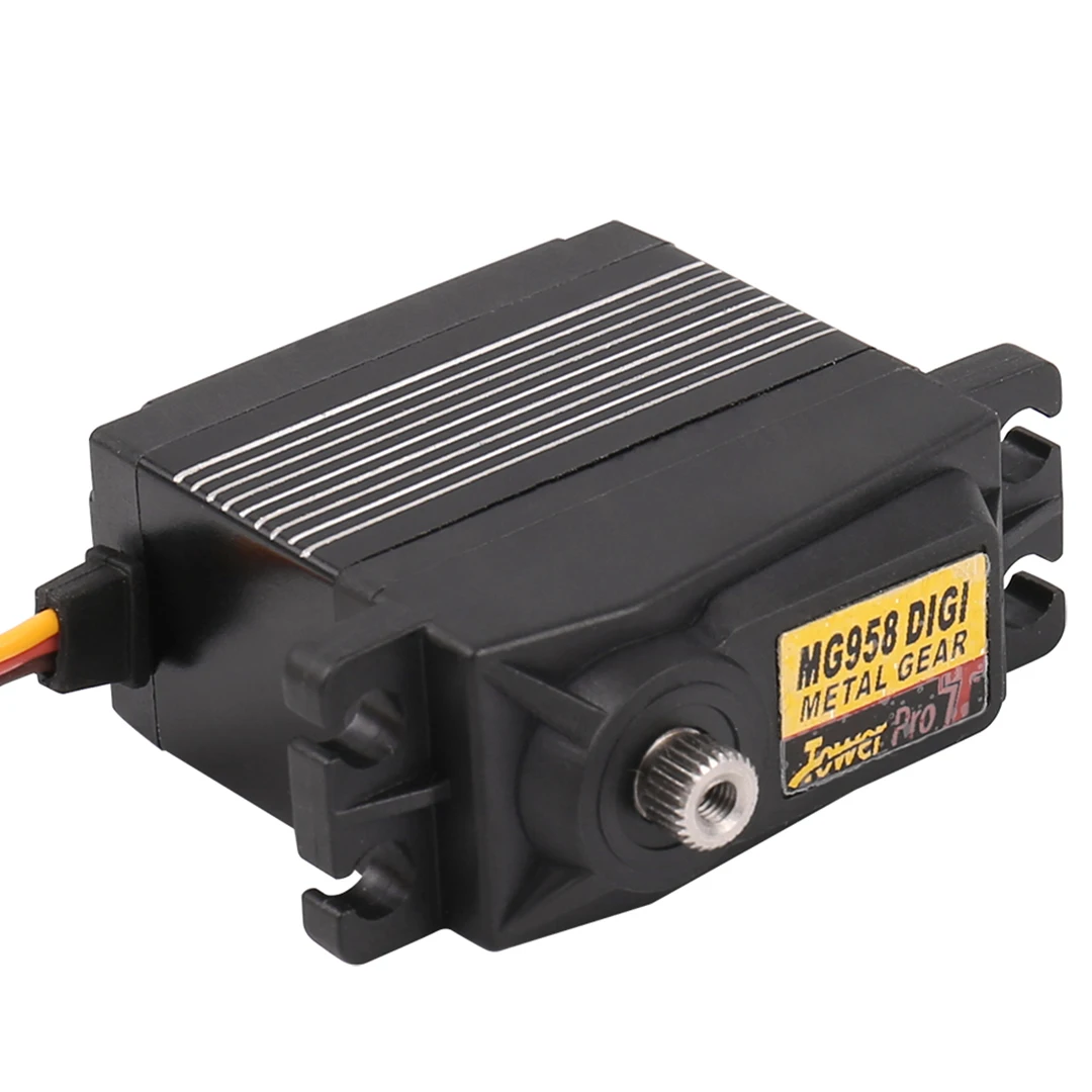 MG958 65g servo numérique à engrenage métallique à couple élevé pour hélicoptère Robot de voiture RC 20KG/18KG-accessoires de modèle télécommandé