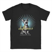Deftone Band T Shirts Men's  Pure Cotton Vintage T-Shirts Round Collar Music Tee Shirt Short Sleeve Clothing 6XL