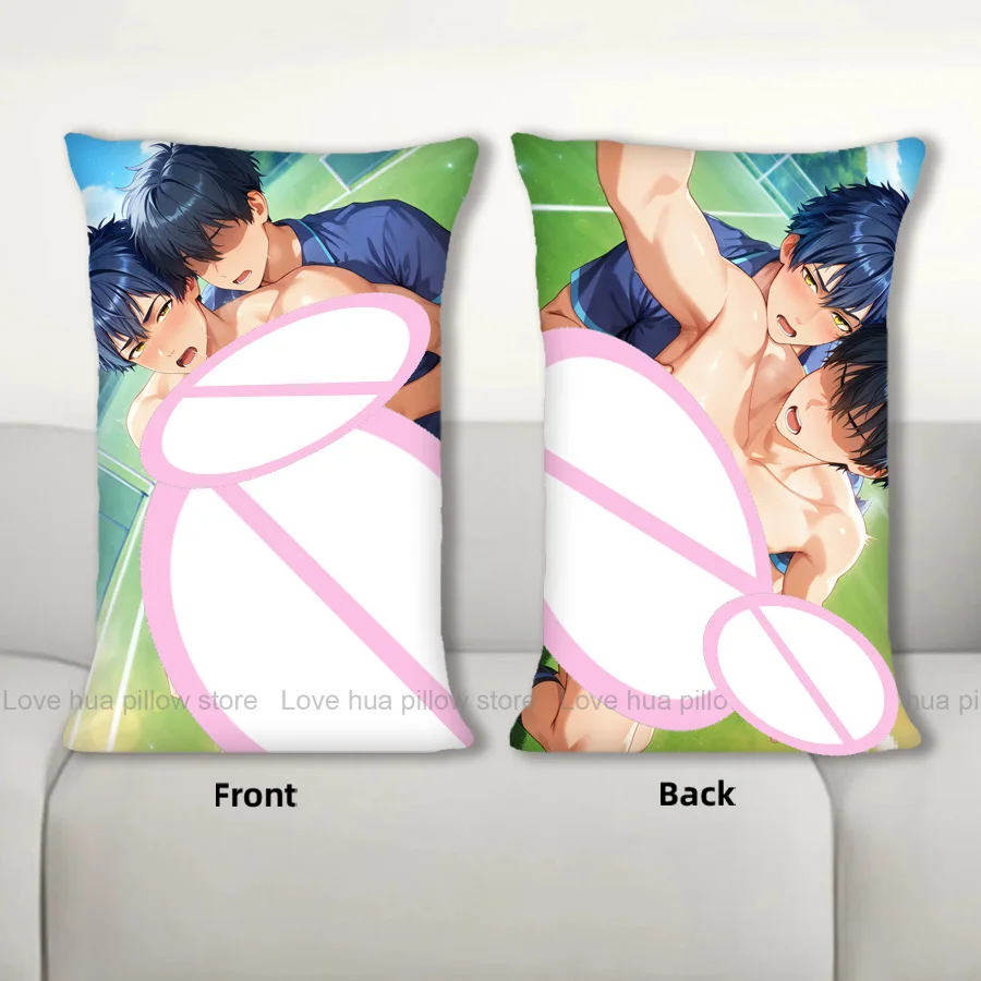 

Dakimakura Anime Kisaragi Toma Pillow Cover Sofa Cushion Double-side Print Throw Pillow Case 40X60cm