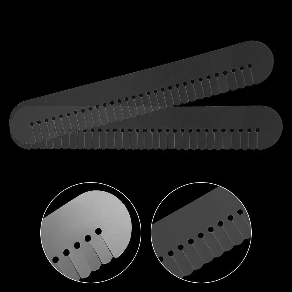 

Multi Hole Hair Extensions Heat Shield Guards Makeup Durable Glue Protector Templates Reusable Professional Heat Shield Spacers