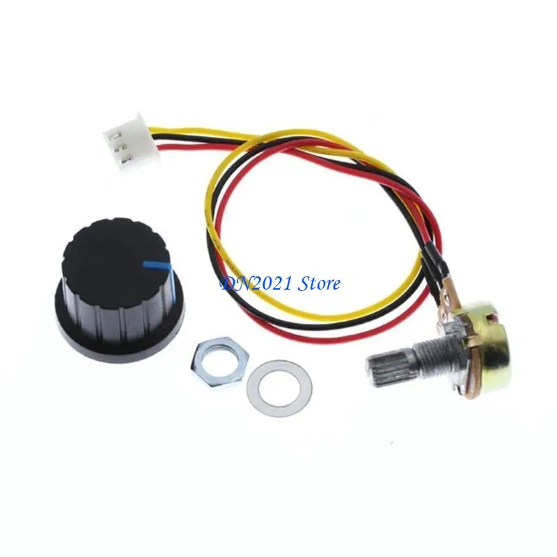 F3KE 조정 가능한 모터 속도 모듈 20A 연속 출력 10V-60V 전압 범위