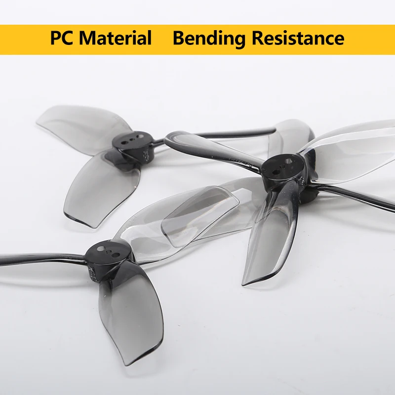 HQProp HQ T76 3inch Propeller T76MMX3 V2 3-Blade 76mm CW&CCW PC Props For RC FPV CT30 CineBot Ducted Drone CineWhoop