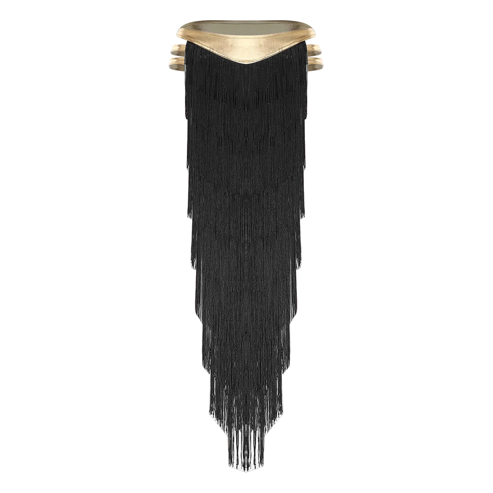 Women's Tassel Chacha Tango Latin Dance Costumes Raves Outfit Slit Skirt Belly Dance Performance Costume Adults Fringe Skirts