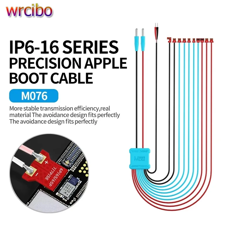 

MaAnt M076 Мягкий кабель загрузки Стабильная линия тестирования на растяжение запуска для iPhone 6-16 Pro Max Инструмент для тестирования материнской платы