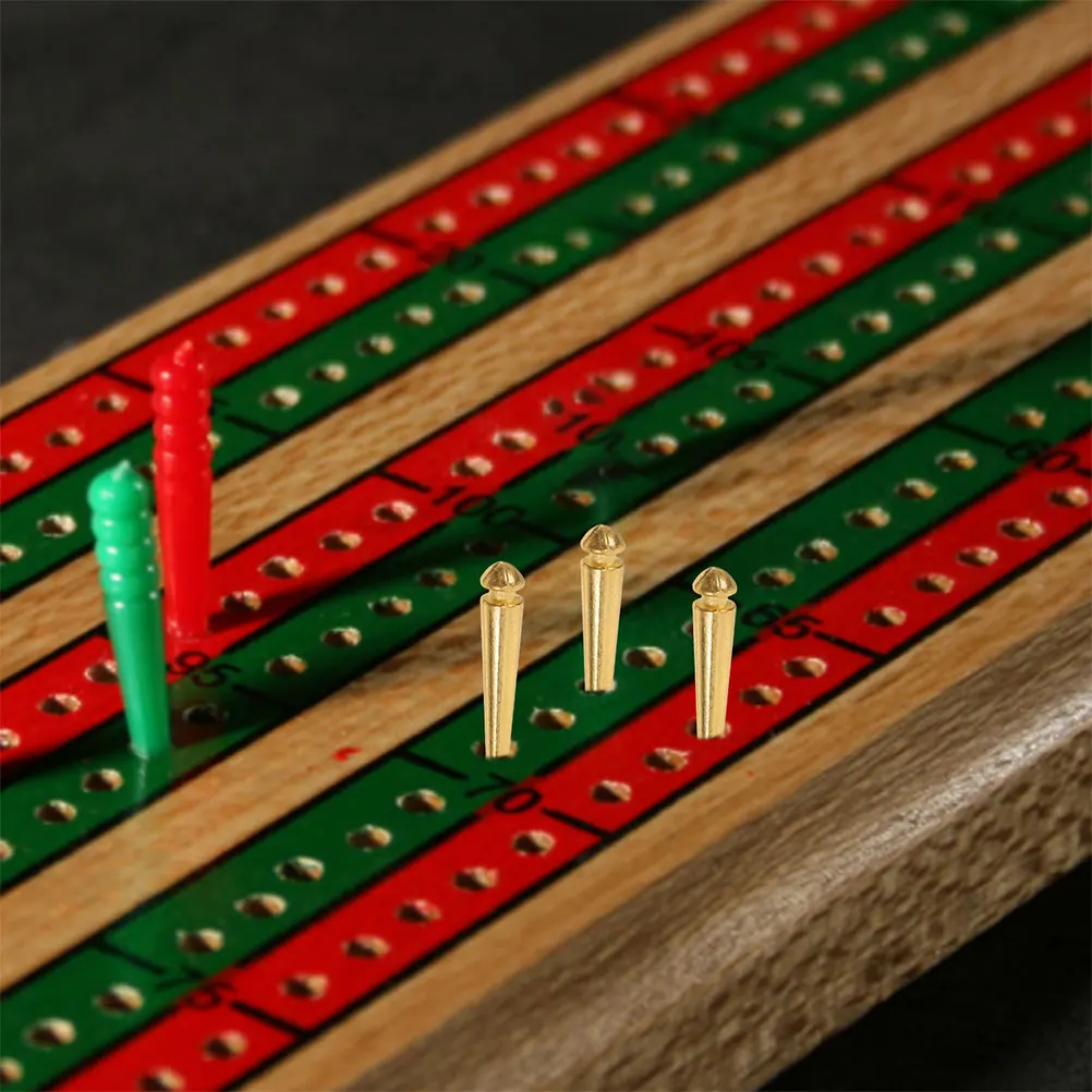 50 قطعة دبابيس لوحة Cribbage أوتاد معدنية متينة مناسبة للسفر المنزل الأسرة التقليدية مجلس لعبة اكسسوارات أوتاد Cribbage المعدنية