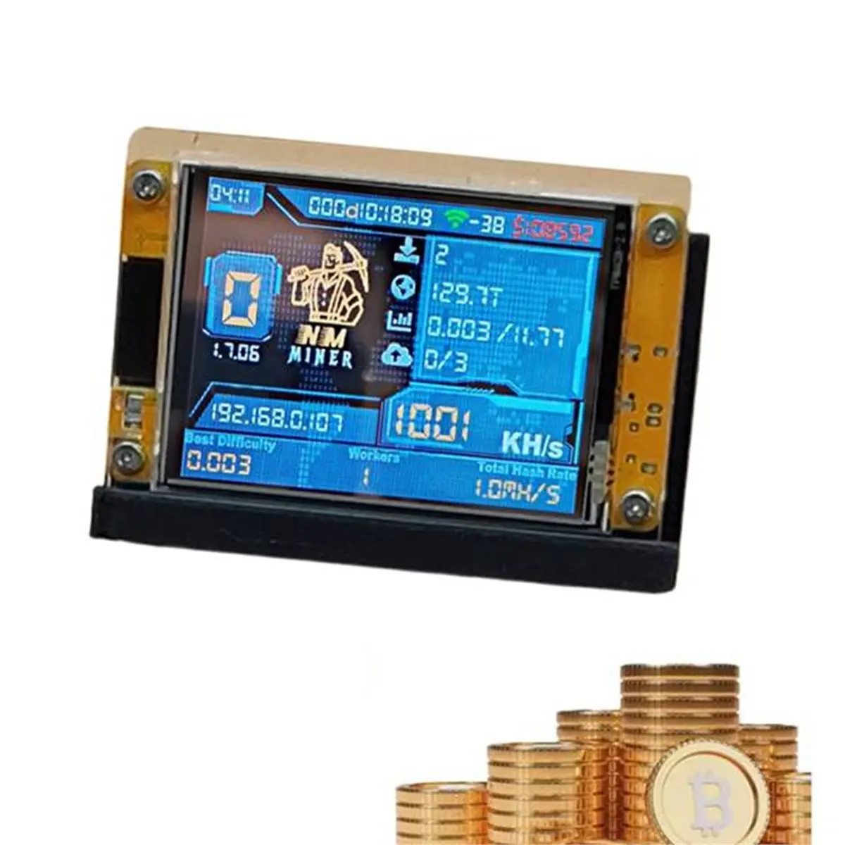 

Super Hot Sale Brand 1000KH/S Crypto Miner NerdMiner+ with 2.8 Inch Display