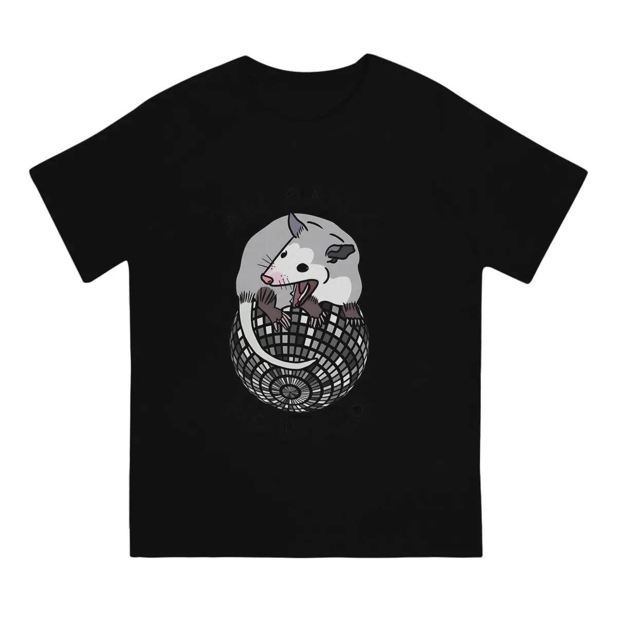 Opossum All Panic No Disco  Screaming Hip Hop TShirt Opossum Casual T Shirt Summer T-shirt For Adult