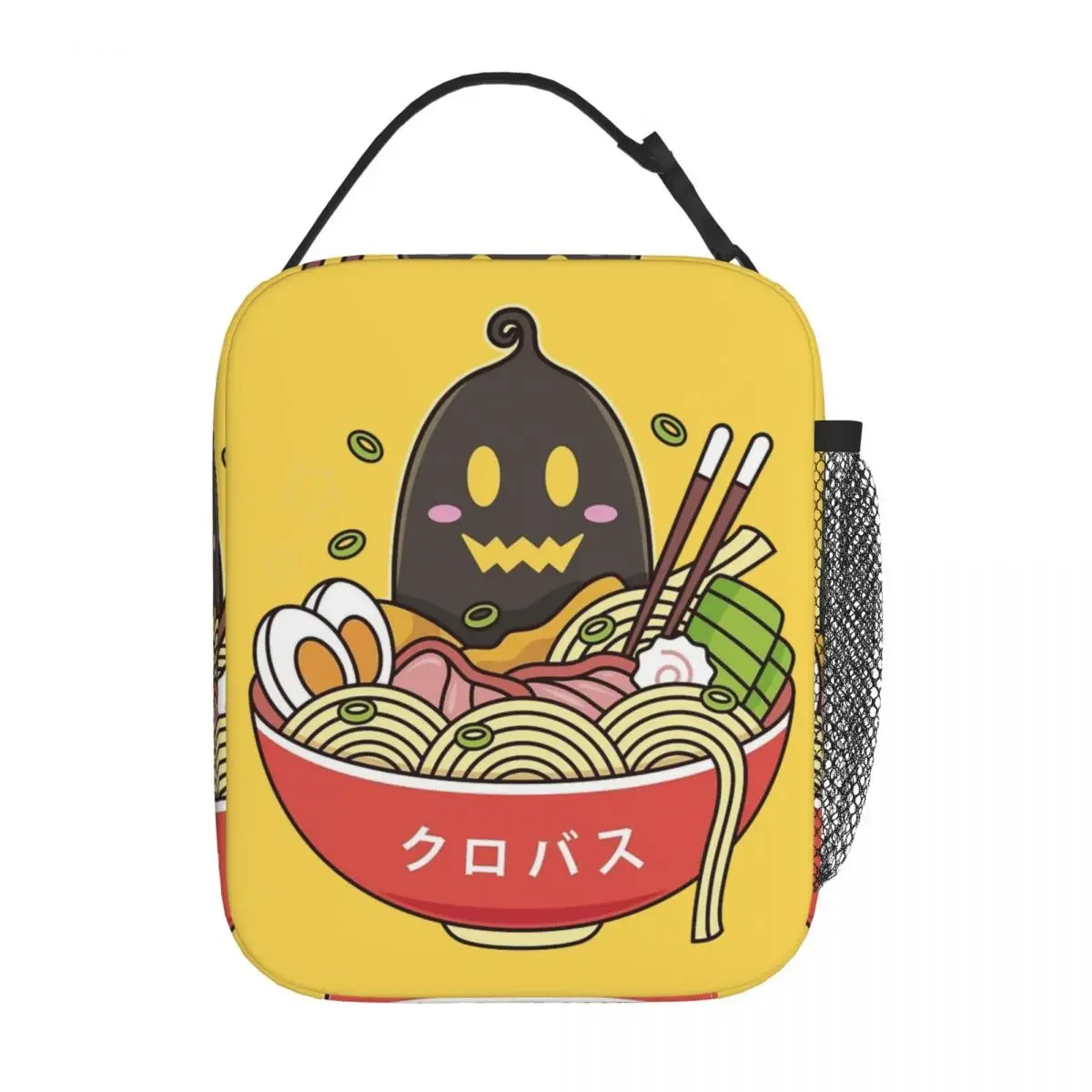 Krobus Ramen Stardew Valley Insulated Lunch Bag Large Game Anime Meal Container Cooler Bag Tote Lunch Box School Girl Boy