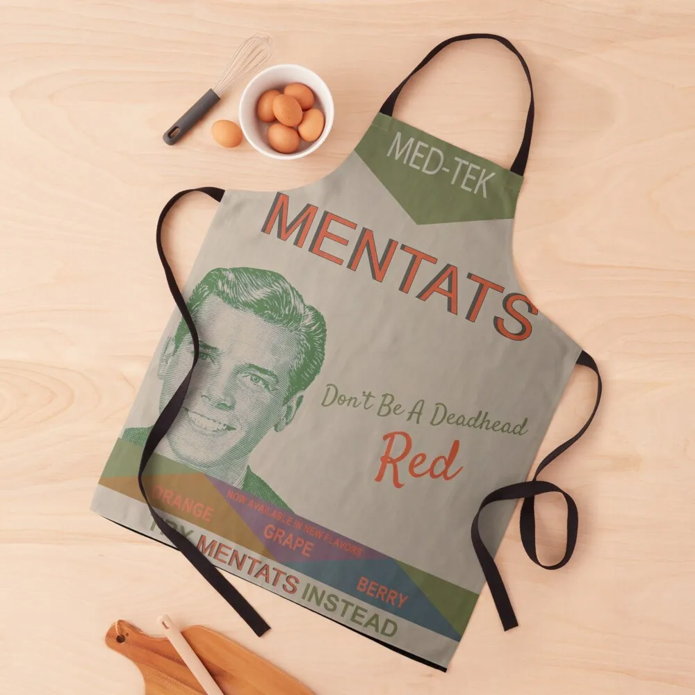 

Mentats Advert Apron New year's Kitchen Apras For Women For Cosmetologist Kitchen Tools Apron