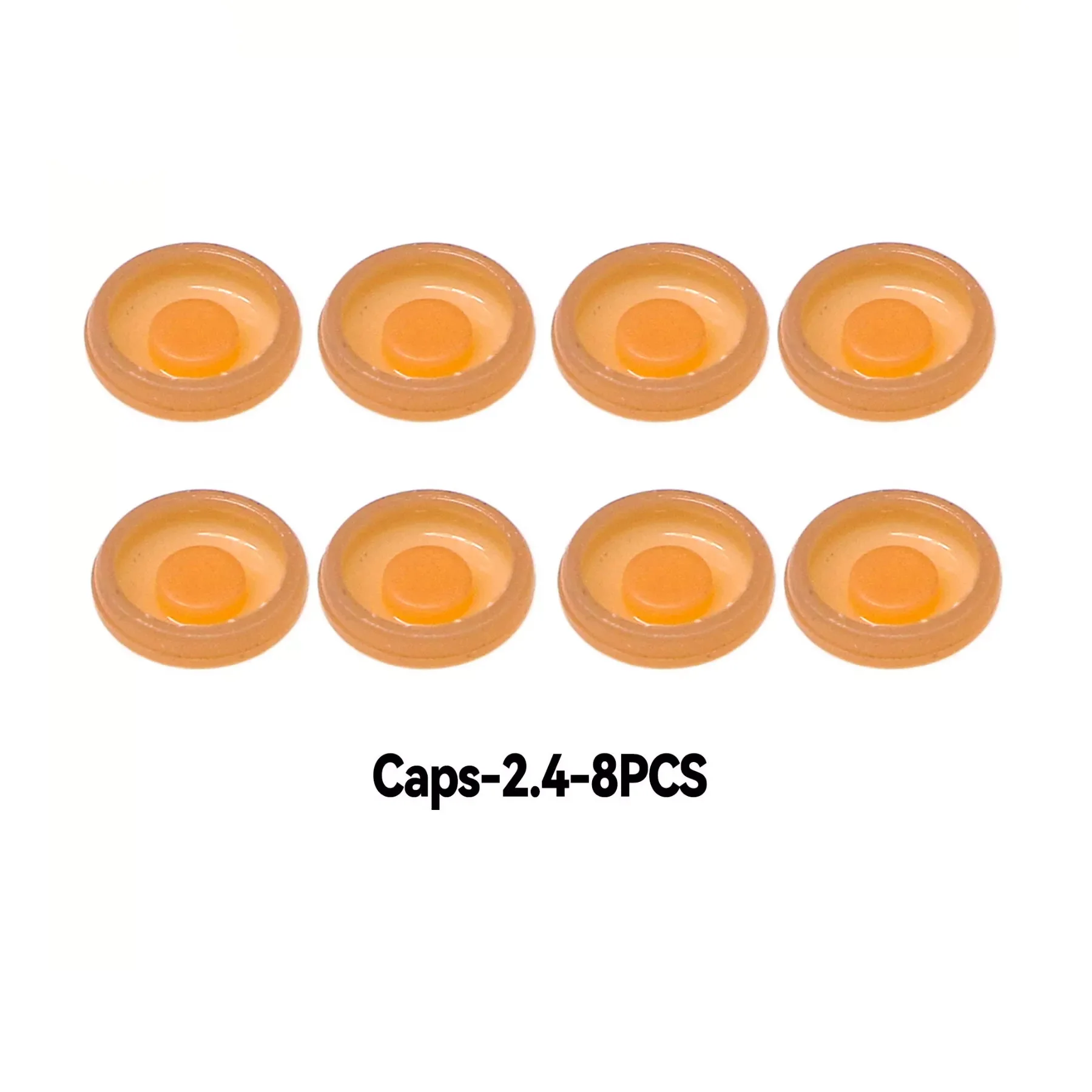 8 ชิ้นทันตกรรม 2.4 ปอนด์ Overdenture Caps สําหรับสิ่งที่แนบมา Implant Locator Abutment