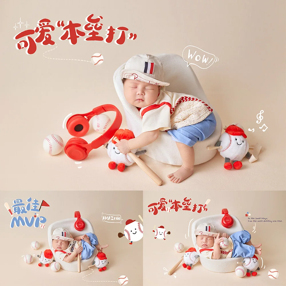 set-di-accessori-per-foto-a-tema-baseball-per-neonati-costume-da-baseball-con-mazza-in-legno-e-cuffie-decorazioni-per-servizi-fotografici-di-bambini